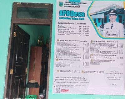 APBDesa Perubahan Tahun 2023 Desa Gemeksekti Kecamatan Kebumen Kabupaten Kebumen